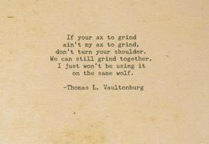 An Outsider Poem by Thomas L. Vaultonburg